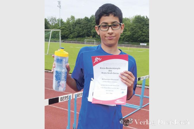 Gleich zwei Titel, im Hochsprung und &uuml;ber die 800-Meter-Strecke, holte sich Mohammed Bouazzati den Titel.

&nbsp;