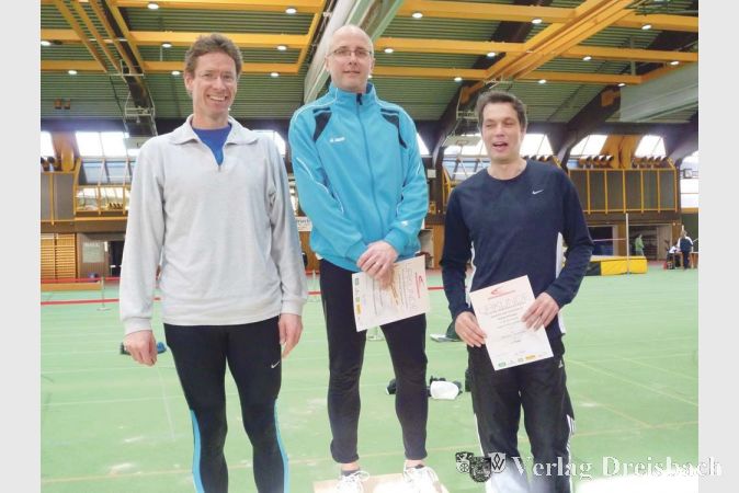Volker Lellek bei der Siegerehrung des 60m H&uuml;rdenlaufs.?(Foto: privat)

&nbsp;