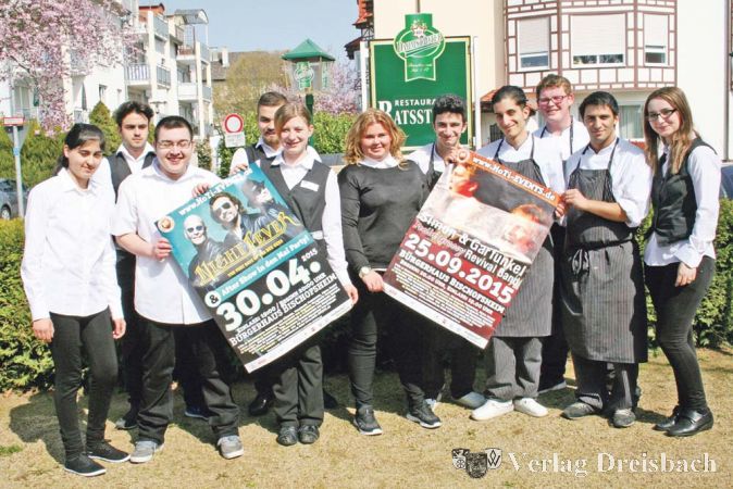 Eine neue Herausforderung: Auch die Azubis des Bischofsheimer Ausbildungsrestaurants Ratsstube sind beim Catering im B&uuml;rgerhaus mit von der Partie.&nbsp;&nbsp; &nbsp;?(Foto: privat)

&nbsp;