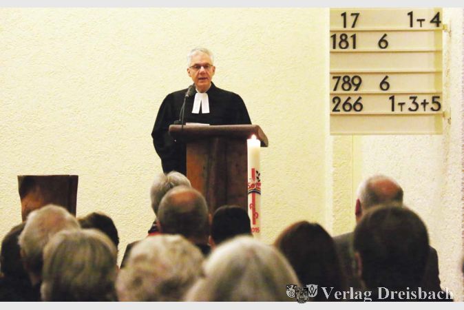 Pfarrer Ulrich Matthei verabschiedete sich am Sonntag, 20. Dezember, aus dem Dienst für die evangelische Gemeinde Hattersheim.