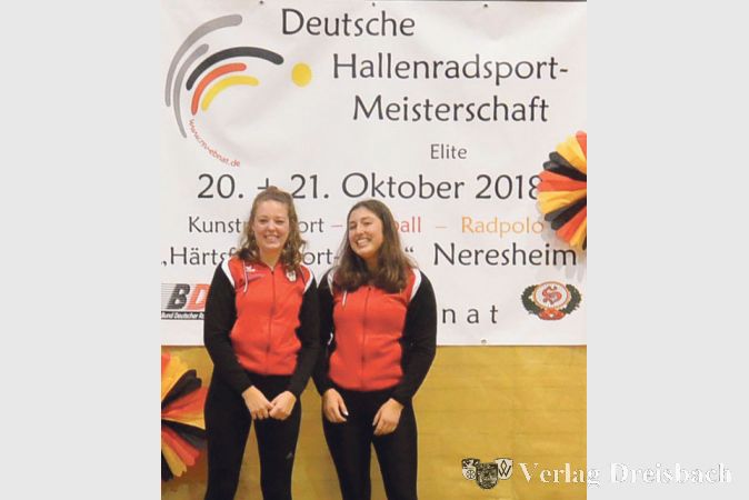 Lisa (l.) und Anna Guthmann treten in der kommenden Saison im Radpolo-Oberhaus an.
(Fotos: RSG)