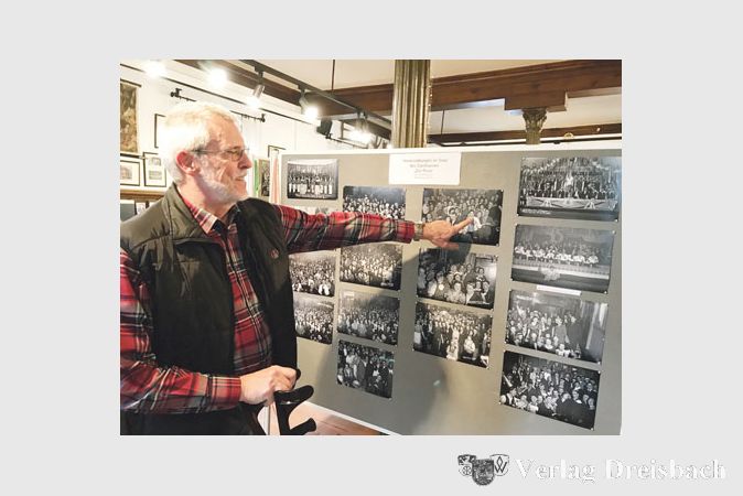 Erwin D&uuml;rr hat das Erbe von Wilhelm Fauth bearbeitet und digitalisiert. Er plant weitere Ausstellungen mit dem Werk des Ginsheimer Fotografen.
(Fotos: G&ouml;ssl)