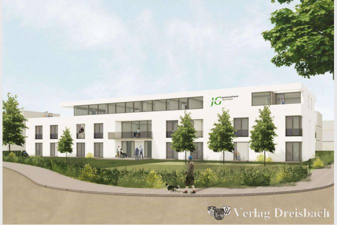 Das Modell eines Gemeinschafts-Wohhauses der Antoniushaus gGmbH, das im Herbst 2021 eingeweiht werden soll