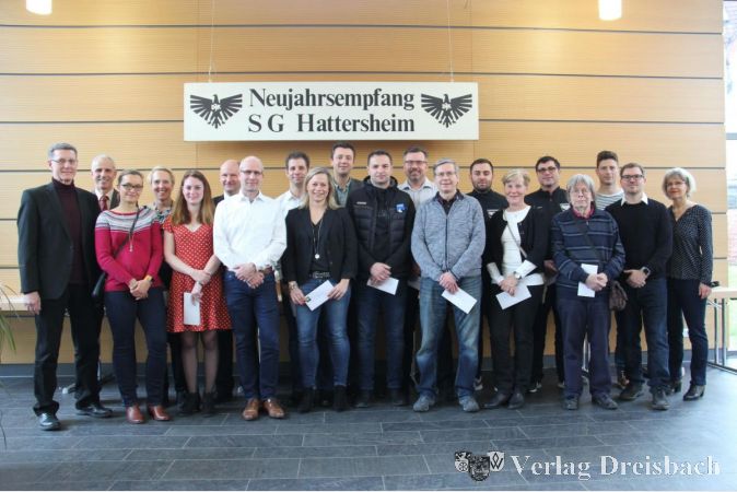 Trainer und Betreuer rückten in diesem Jahr in den Fokus des Neujahrsempfangs der SG DJK Hattersheim.