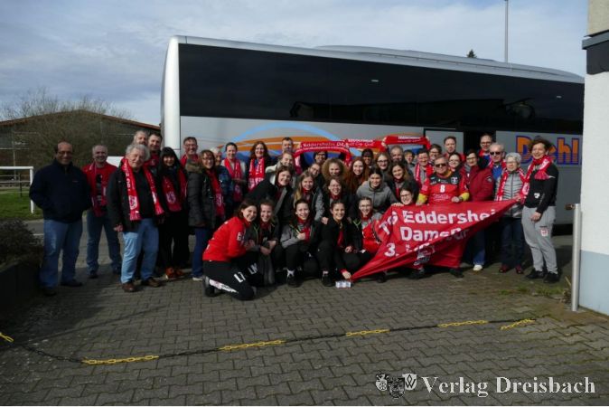 Der TSG-Tross vor dem Spiel.