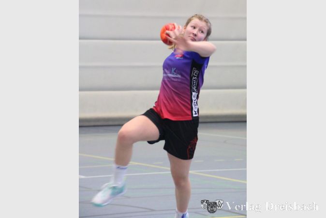 Meta Kilp im Anflug auf die DHB-Sichtung: In Hessen ist sie eine der besten Spielerinnen auf Linksaußen.