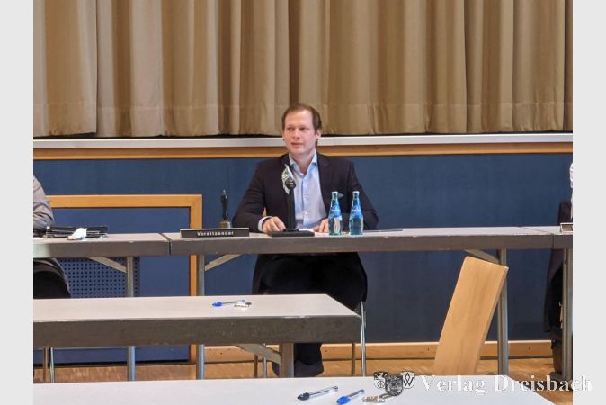 Der Vorsitzende des Haupt- und Finanzausschusses, Tobias Staudt (CDU).