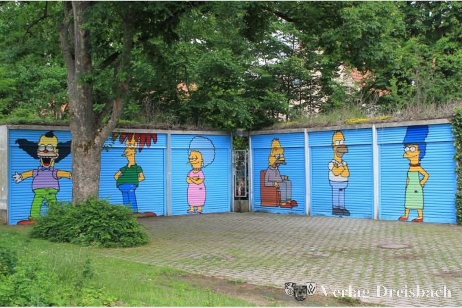 ...aber nun machen überlebensgroße "Simpsons" jedem Betrachter gute Laune.