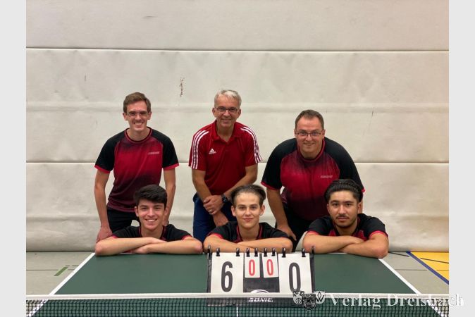 Bisher konnten in der 6. Mannschaft vor allem Luca Lombardo (vorne links) und Leif Peter (vorne Mitte) überzeugen.