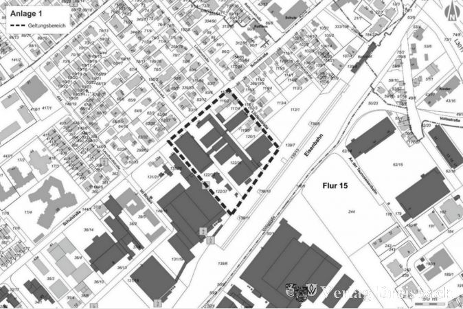 Der Geltungsbereich des Bebauungsplanes Nr. N 115 „Innovationsquartier Schulstraße / Lindenstraße“ wird im Norden durch die Schulstraße, im Osten durch die Lindenstraße, im Süden durch die Bahntrasse Frankfurt-Wiesbaden und im Westen durch das Gewerbegebiet „Im Boden“ begrenzt.