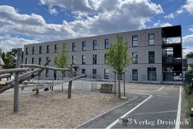 Modulbau an der Albert-Schweitzer-Schule.