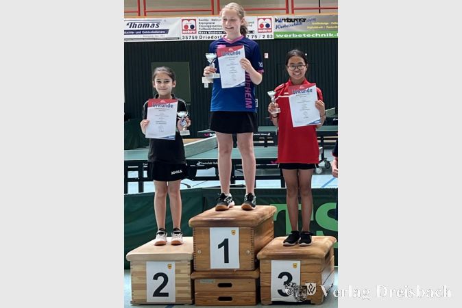 Jasmin Elsenheimer (l.) kam in der Altersklasse M13 auf Platz 2.