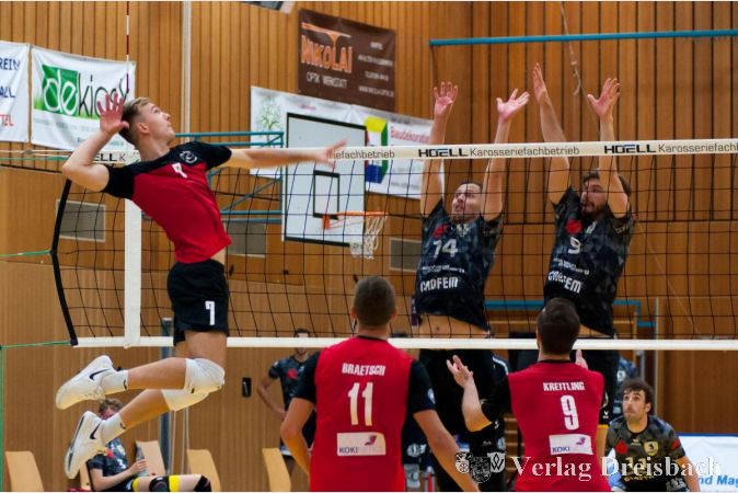 Jannik Weber wurde zum besten Krifteler Spieler gewählt. Allein im dritten Satz hatte er acht erfolgreiche Angriffe.