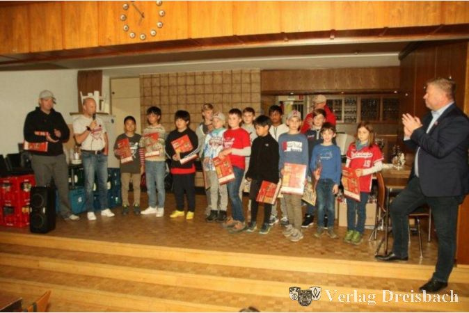 Auszeichnung des U12-Teams für die deutsche Vizemeisterschaft.