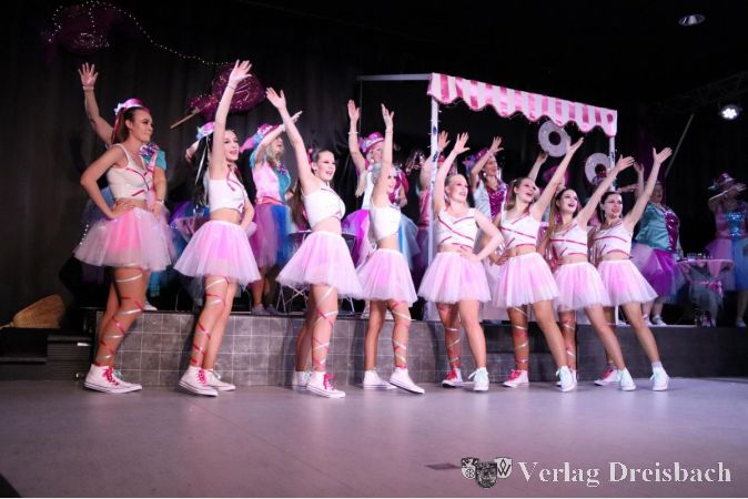 Die Candy Girls, passend zum Motto des Abends.