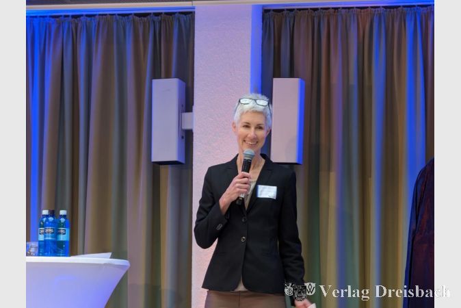 Renate Brand übernahm in diesem Jahr die Moderation des VKS-Neujahrsempfangs.