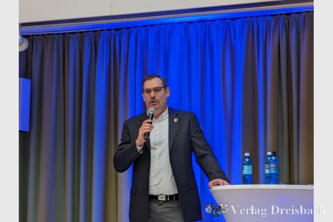 Bürgermeister Christian Seitz blickte auch zurück auf besondere Begebenheiten und Umstände während der Pandemie und wagte einen hoffnungsvollen Ausblick in die Zukunft.