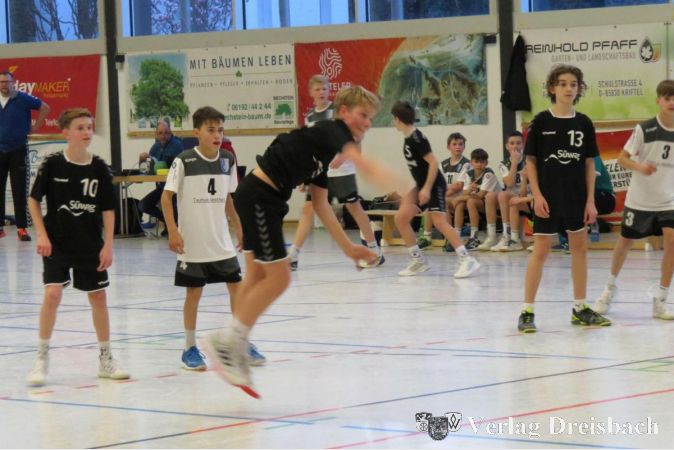 Jakob Witte in Aktion - er traf neun Mal für die D1 im Meisterschafts-Endspiel.