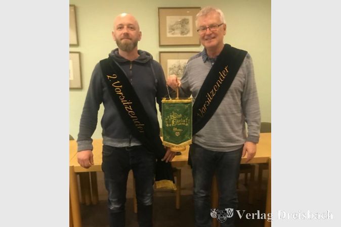 Nach den Vorstandswahlen des Club Fidelio führen Dominik Betz (l.) als 2.Vorsitzender und Detlev Wiehle als Vorsitzender den Wickerer Verein.