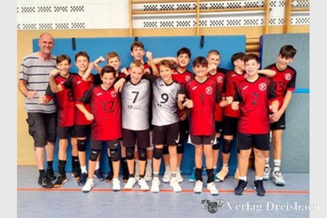 Rote Trikots, weiße Weste, die U18-Jungs der Tus Kriftel spazierten ohne Satzverlust durch den Landesliga-Spieltag.