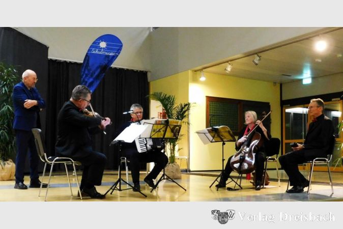 Auftritt des Wiener Genuss-Quartetts.