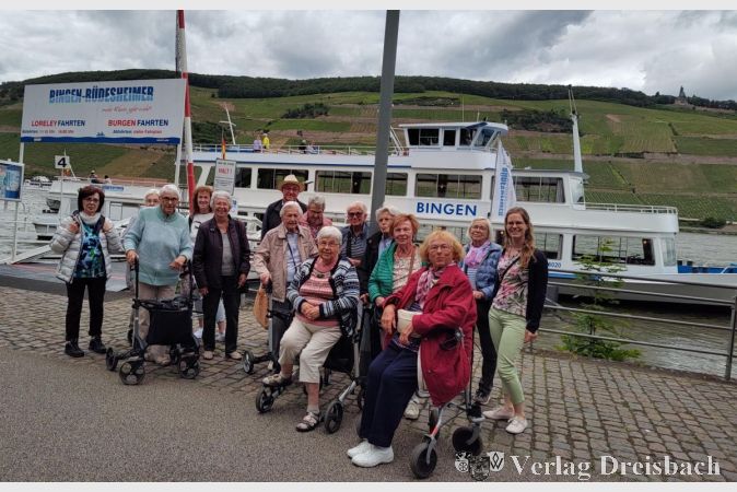 Die Ausflugsgruppe aus dem Kursana Domizil Kriftel.