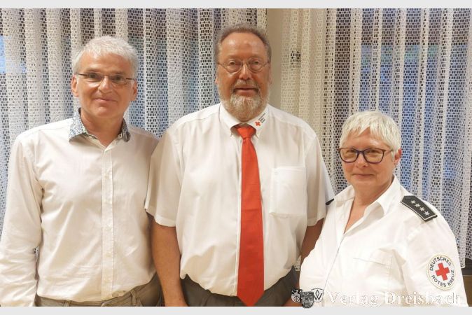 Teile des Vorstands. V.l.n.r.: 	Dr. Roland Richter, Markus Schullenberg, Monika Beisheim.