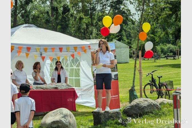 Die Erste Stadträtin Heike Seibert hieß den Nachwuchs herzlich willkommen.