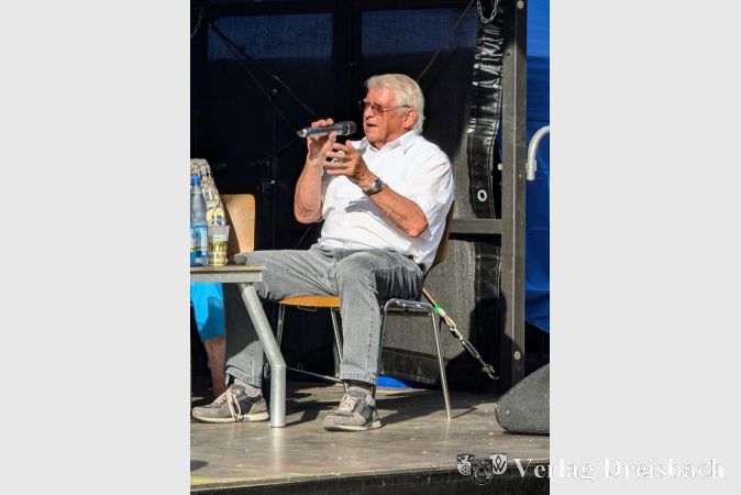 Edelbert Hoss rief anschaulich den damaligen "emotionalen Kampf" in Erinnerung.