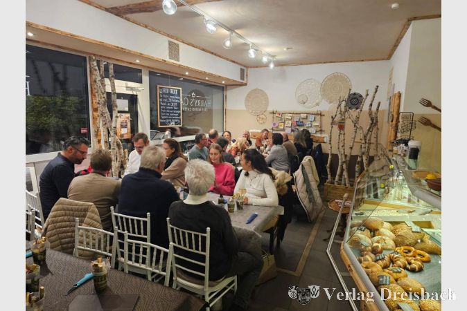 Geselliges Beisammensein als Dankeschön an die vielen Helferinnen und Helfer.