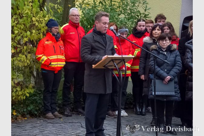 Martin Mohr verlas die Totenehrung.