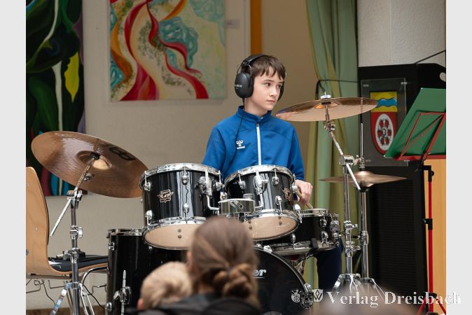 Auch das Schlagzeug zählt zu den Instrumenten, die an der Musikschule gelehrt werden.