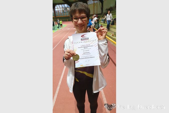 Katja Popanda, Hoffnungsträgerin auf einen Medaillengewinn bei den Deutschen Meisterschaften.