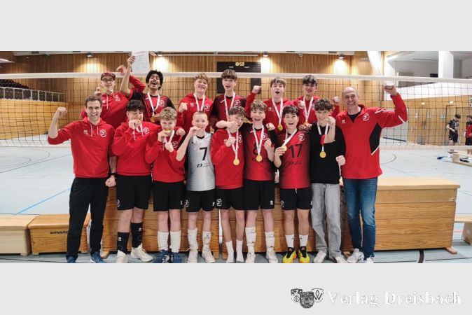 Erik Weber und Holger Kleinbub führten die U16-Jungs souverän zum Hessenmeistertitel.