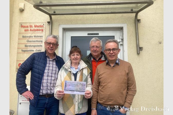 V.l.n.r.: Hartmut Keßler, Inge Appel, Gerhard Mantel, Klaus Störch.