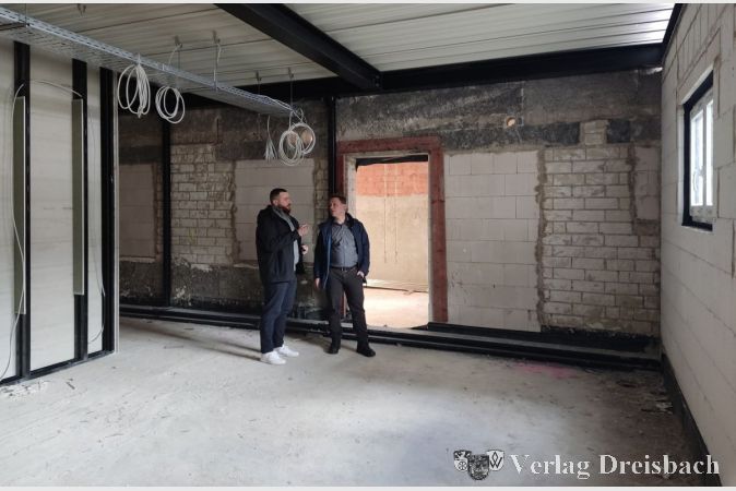Begutachtung der neuen Restauranträumlichkeiten.