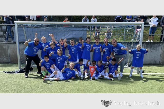 Kreispokalsieger 2025 – die E1-Junioren des SV 07 Kriftel.