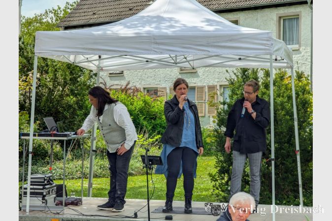 Das Trio „Little Broadway Ensemble“ sorgte für musikalische Unterhaltung.