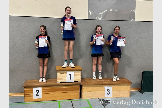 In der Altersklasse I Mädchen erreichte Melina Müller (l.) den zweiten Platz.