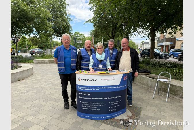 Die Sicherheitsberaterinnen und Sicherheitsberater bei ihrem Einsatz am vergangenen Freitag.