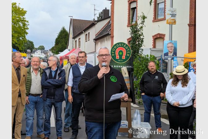 Der KGK-Vorsitzende Michael Wipfler begrüßte am Samstag pünktlich um 17 Uhr offiziell alle Gäste.