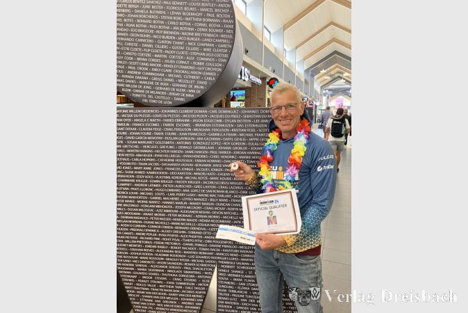 Andreas Philipp war 2024 in Südafrika und auf Hawaii bei großen Triathlonrennen erfolgreich dabei.