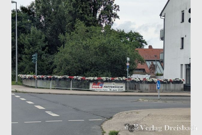 Auch die Brückengeländer an der Kreuzung Hessendamm / Frankfurter Straße wurden neu bepflanzt.
