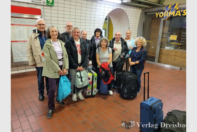 Die Reisegruppe des Vereinsring-Vorstands in Hamburg.