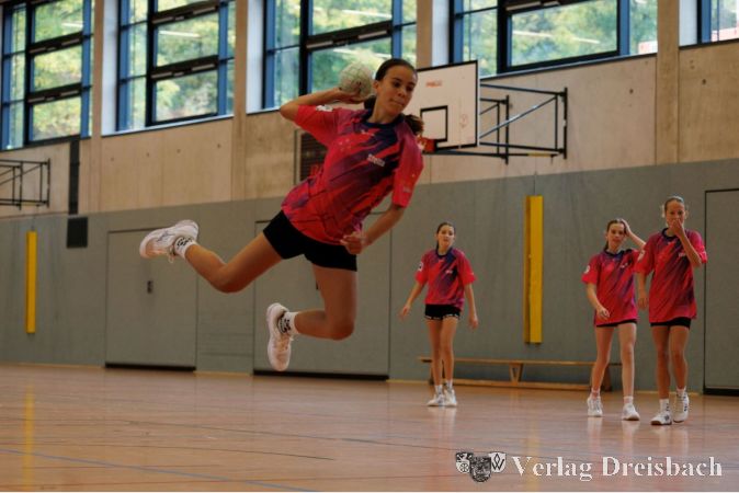 Voller Einsatz beim Handball-Camp in Kriftel.
