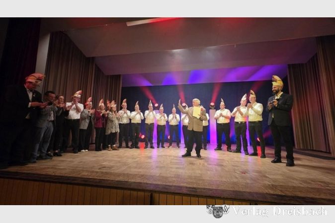 Ehrung von Edwin Kurz für 60 Jahre Mitgliedschaft.