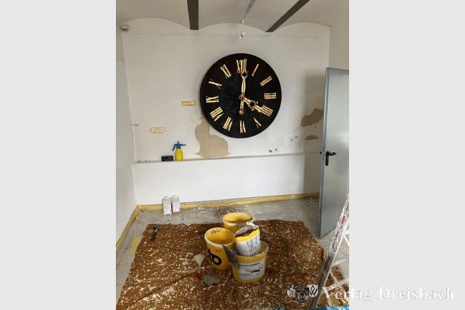 Renovierungsarbeiten im Heimatmuseum.