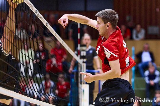 Hendrik Jung setzte zu Beginn Akzente im Angriff, am Ende im Service.