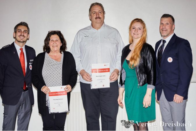V.l.n.r.: Christian Reinhard, Anja Scheuer, Heiko Lipka, Nina Iwanski, Kai Mertsch.