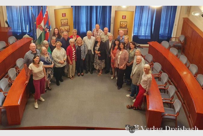 Die Hattersheimer Delegation bei der letztjährigen Bürgerreise in die ungarische Partnerstadt.